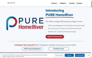 HomeRiver Group Tampa Property Management website