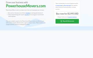 Powerhouse Movers