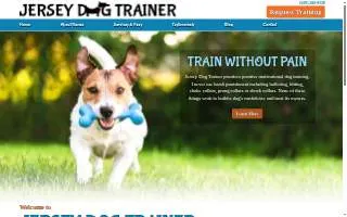 The Jersey Dog Trainer website