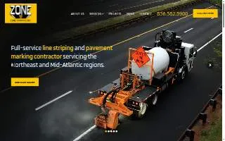 Zone Striping, Inc. website