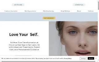 Cloud La Med Spa of Glen Rock website