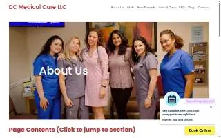 DC Medical Care LLC website