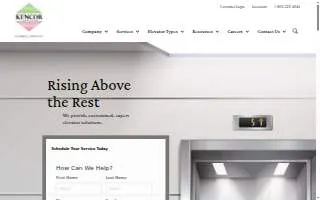Kencor Elevator - Glen Rock, NJ Office website