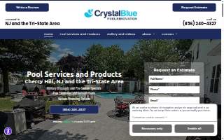 Crystal Blue Pool Renovation
