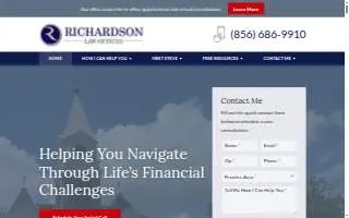 Richardson Law Offices of Gloucester City website
