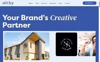 Wicky Design website