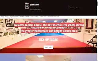 Barr Karate website