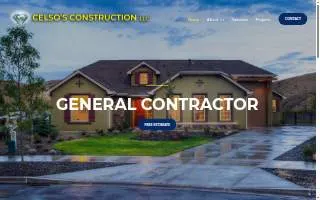 Celso's Construction website