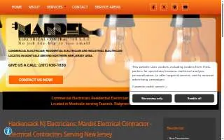 Hackensack Electrical Contractor website