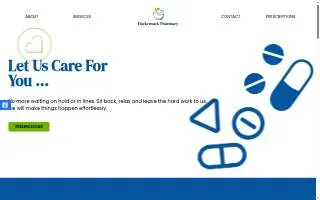 Hackensack Pharmacy website