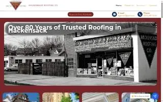 Hackensack Roofing Co., Inc website