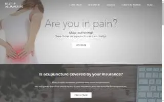 Hilltop Acupuncture of Hackensack website