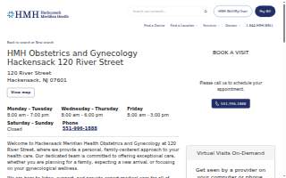 HMH - Obstetrics and Gynecology - Hackensack - 120 River Street