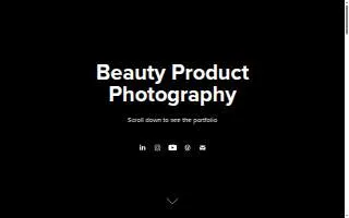 ISA AYDIN Commercial Product Photography website