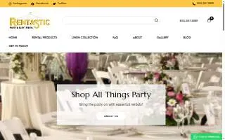 Rentastic Party Rentals NJ-NY of Ridgefield Park website
