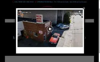 Ricca Auto Body website