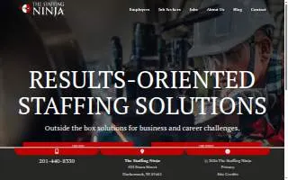 The Staffing Ninja of Hackensack website