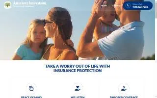 Assurance Innovations website