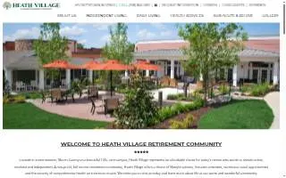 Heath Village, the Meadows website