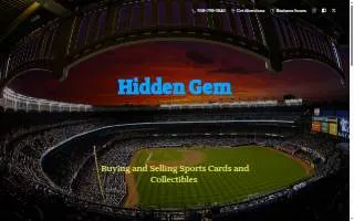 Hidden Gem Sports Collectibles website