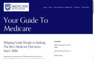 Medicare With Adam website