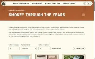 Smokey Bear Smoke Shop website