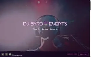 DJ Byrd Events website
