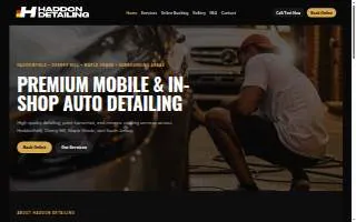 Haddon Detailing website