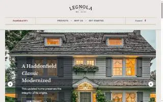 Legnola Builders LLC. website