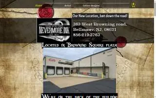 Nevermore Ink website