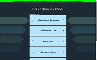 NJ Surveillance of Camden website