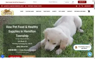 Bag of Bones Barkery website
