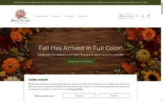Blooms For You website