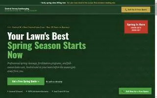 Central Jersey Landscaping & Lawn Maintenance Inc. website