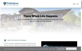 Nottingham Insurance website