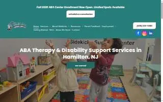 Sidekicks Support Services website