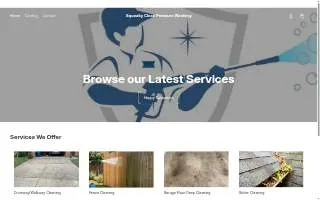 Squeaky Clean Power Washing website
