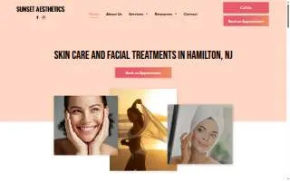 Sunset Aesthetics LLC website