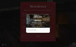 Ah' Pizz Harrison website