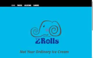 ZRolls Ice Cream website