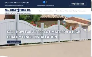 All Jersey Fence Co. of Hawthorne website
