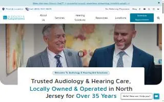 Audiology & Hearing Aid Solutions of Hawthorne website