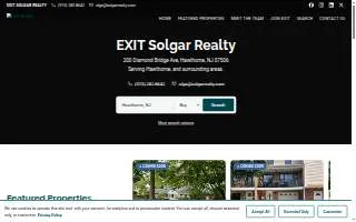 EXIT Solgar Realty website