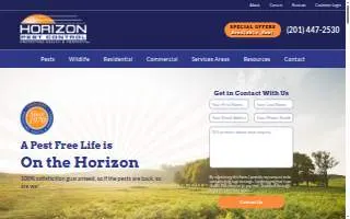 Horizon Pest Control of Hawthorne website