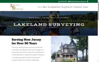 Lakeland Surveying Inc of Hawthorne website