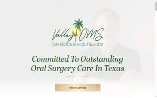 Valley Oral & Maxillofacial Surgery, P.A. of Hawthorne website