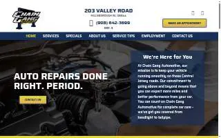 Chain Gang Automotive website