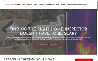 Cooper Inspection Services website