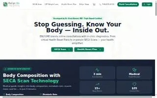 Enlyv Me Medical Weight Loss and Laser Hair Removal of Hillsborough website