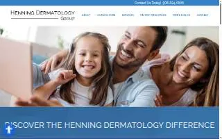 Henning Dermatology Group of Hillsborough website
